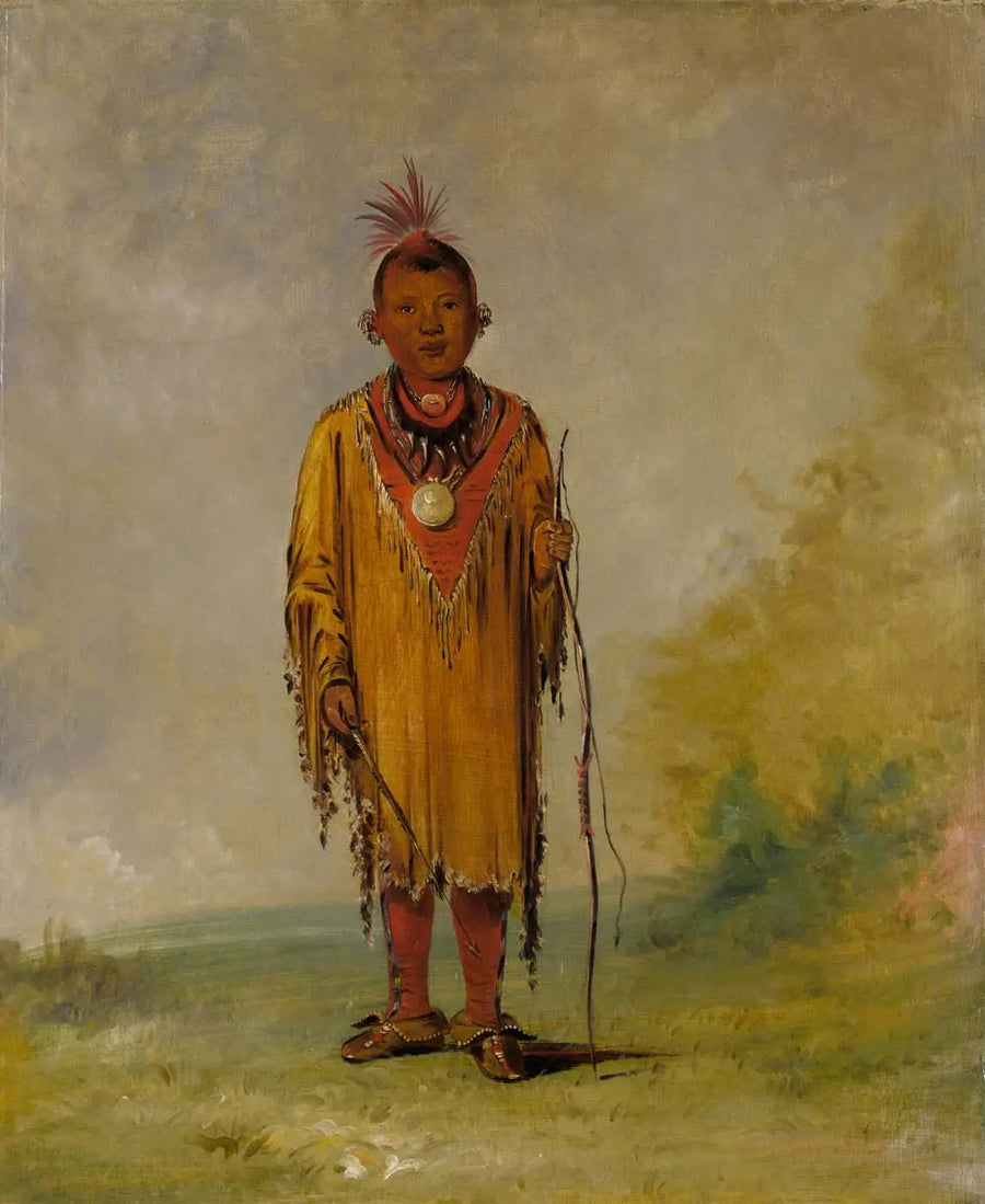 Me-sóu-wahk, hirvenkarva, Kee-o-kúk:n suosikkilanka - George Catlin
