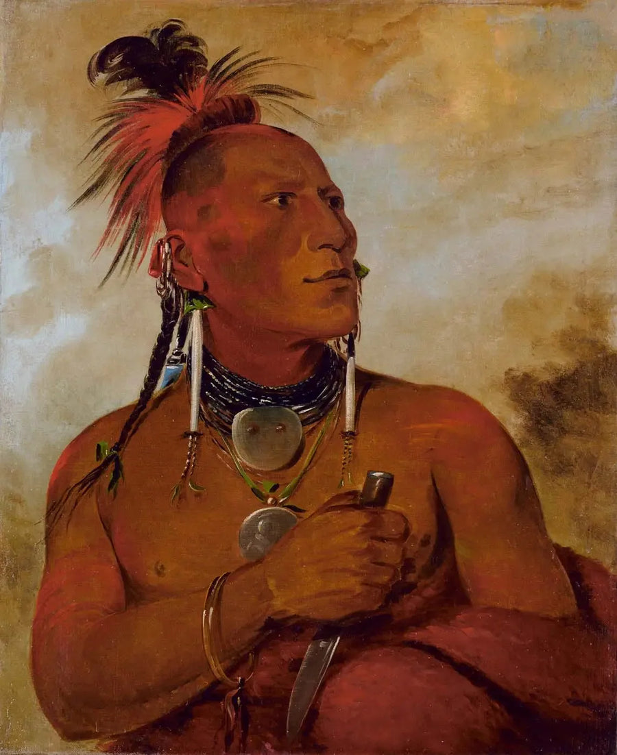 Meach-o-shín-gaw, pieni valkoinen karhu, urhea arvostettu - George Catlin