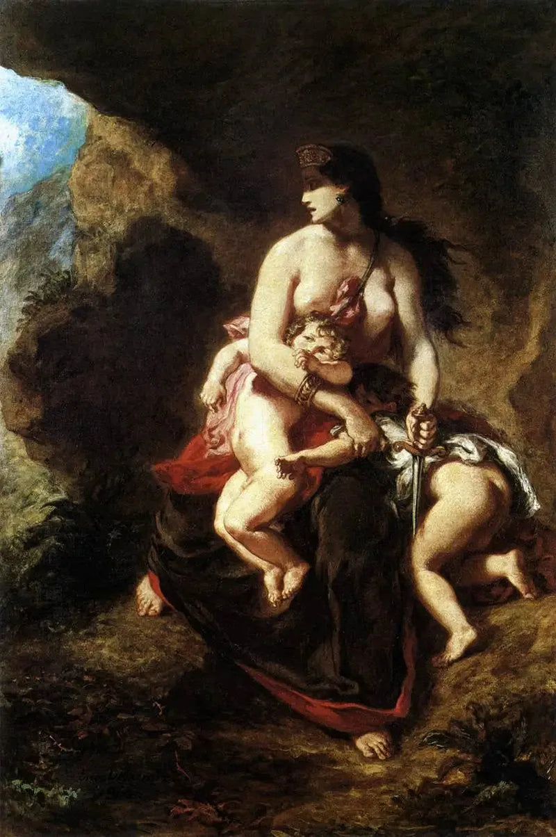 Raivoisa Medea - Eugène Delacroix