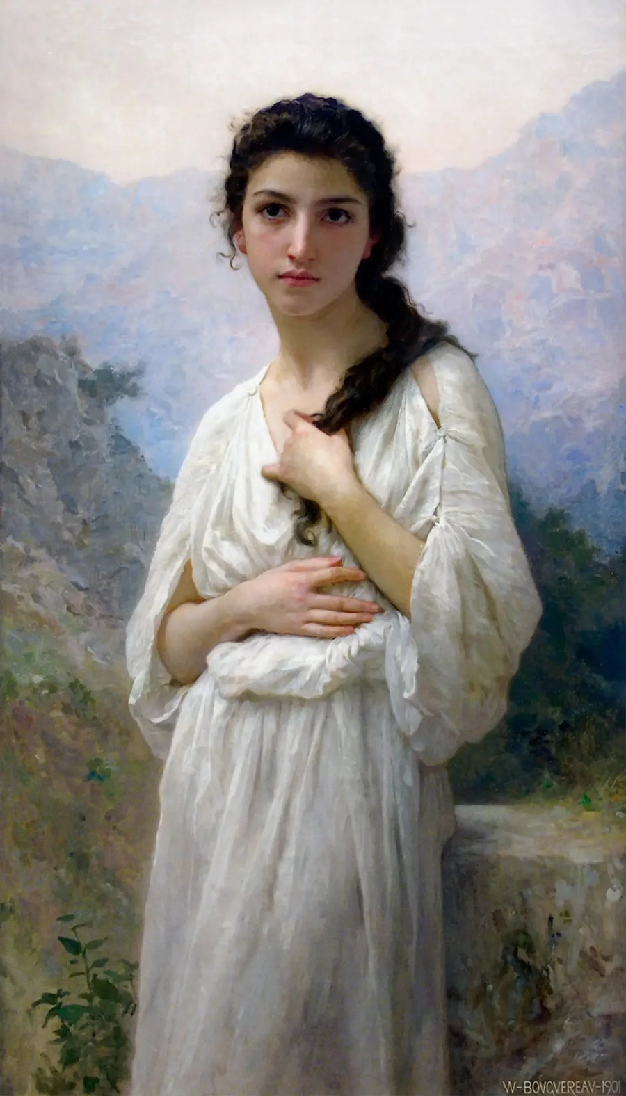 Meditaatio - Bouguereau