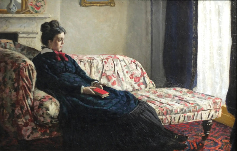 Meditaatio. Rouva Monet sohvalla - Claude Monet
