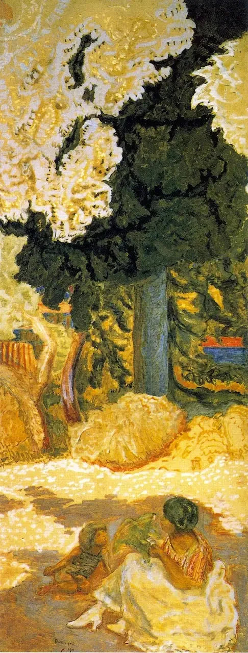 Välimeri. Triptyykki (oikea paneeli) - Pierre Bonnard