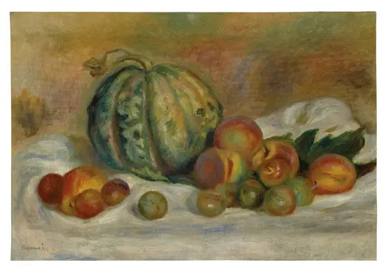 Meloni ja hedelmät - Pierre-Auguste Renoir
