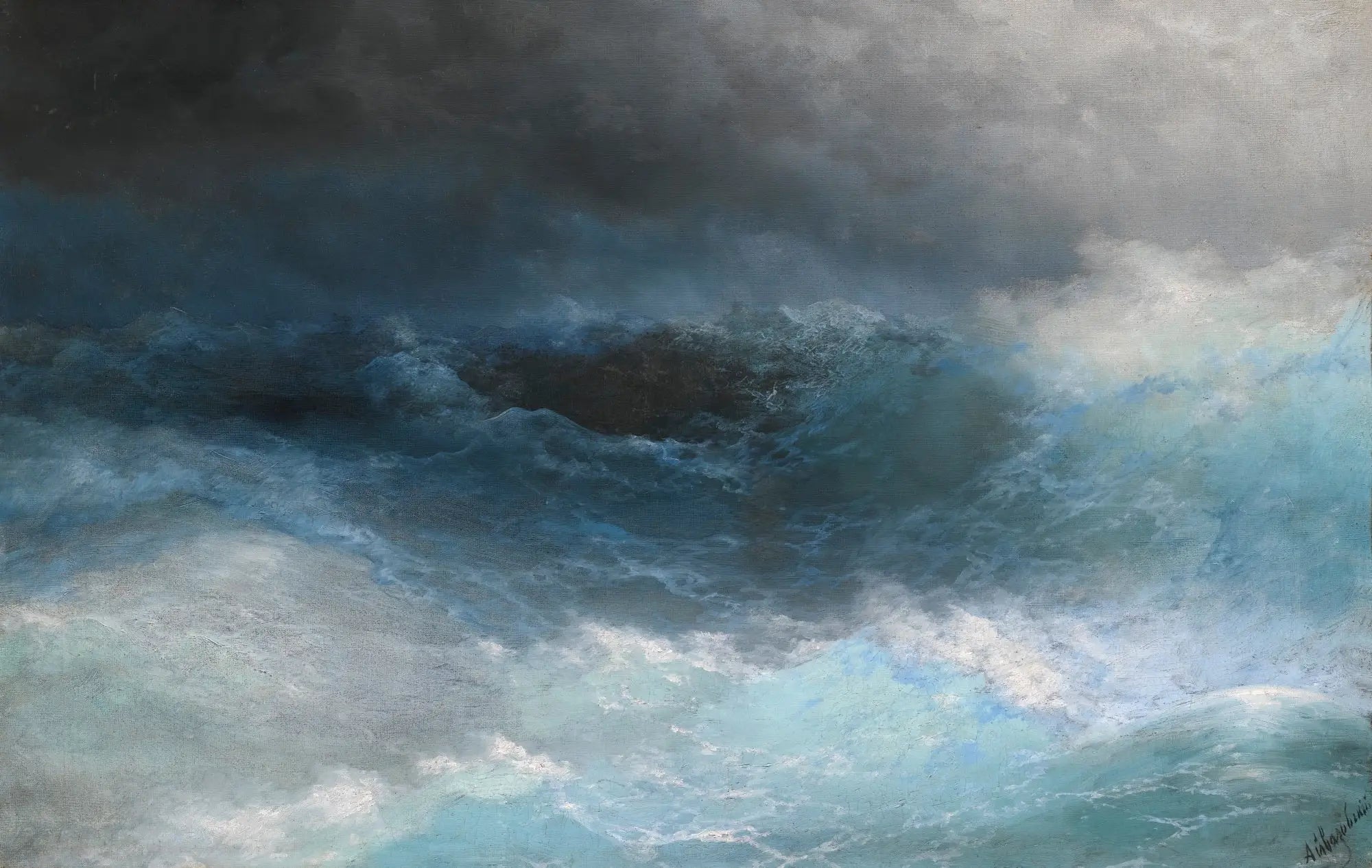 Mer agitée - Ivan Aïvazovski - Alpha Reproduction