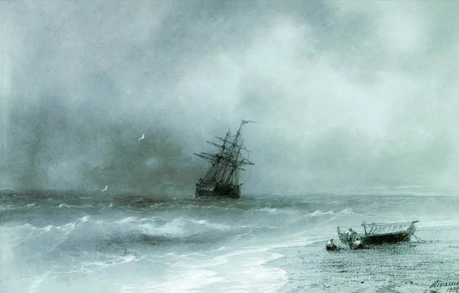 Meri myrskyssä - Ivan Aïvazovski