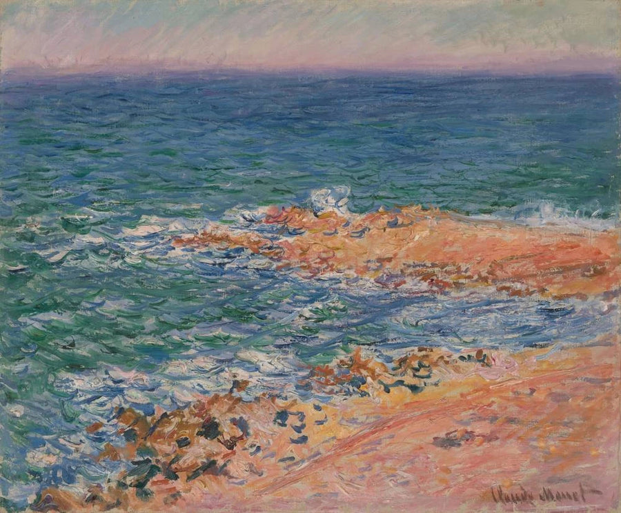Meri Antibesissä - Claude Monet