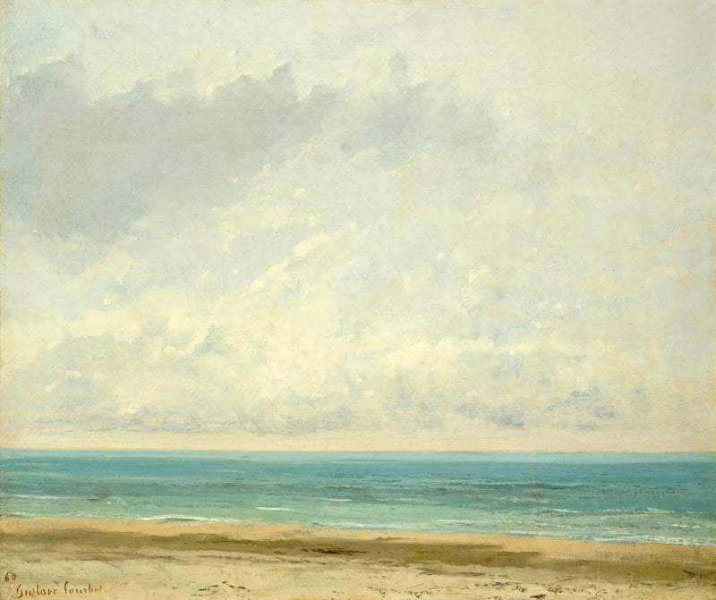 Rauhallinen meri - Gustave Courbet