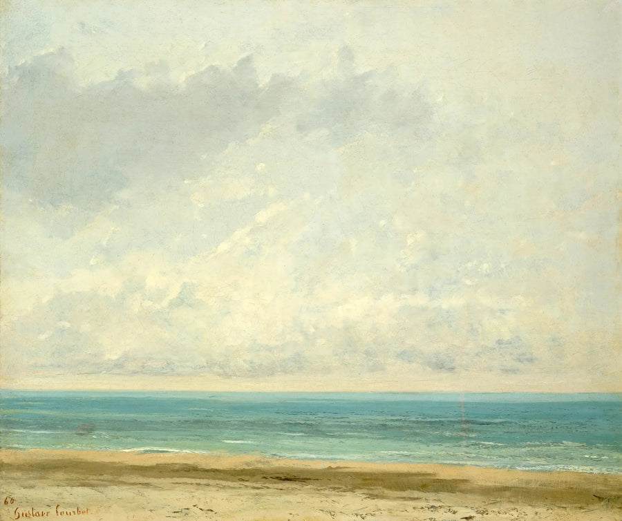 Rauhallinen meri - Gustave Courbet