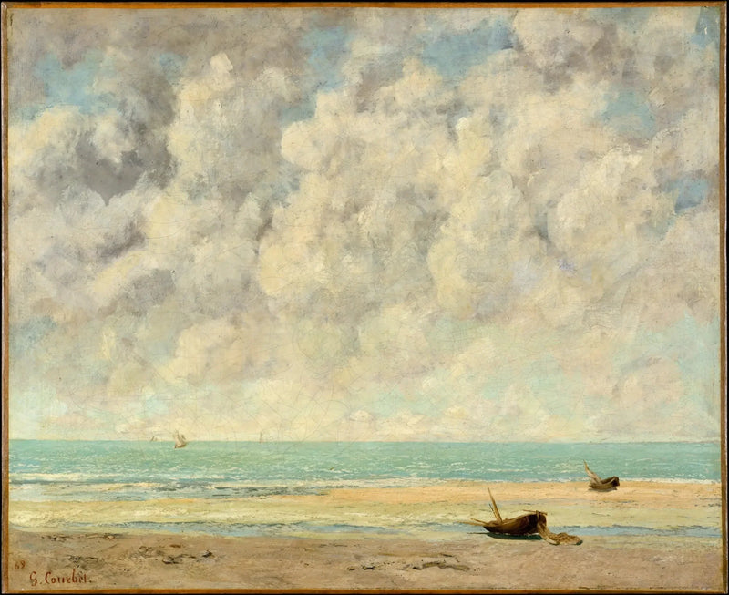 Rauhallinen meri - Gustave Courbet