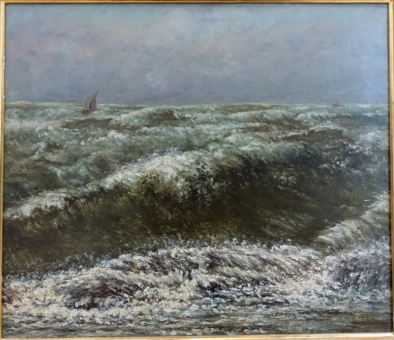 Meri Myrsky - Gustave Courbet