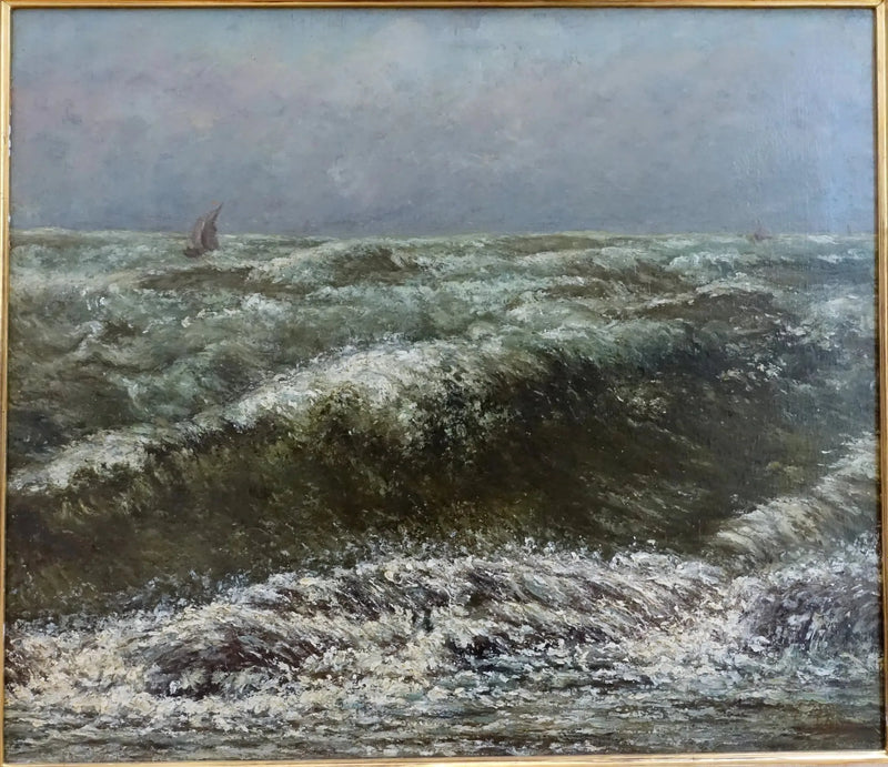 Meri Myrsky - Gustave Courbet