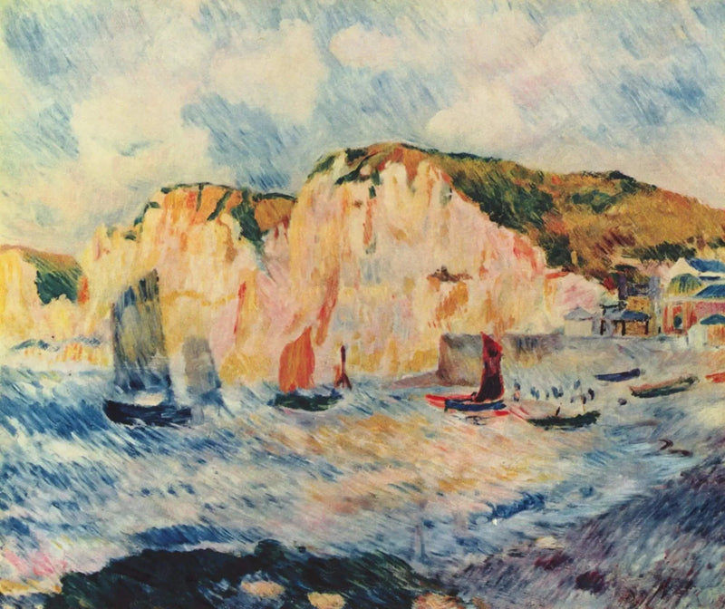 Meri ja kalliot - Pierre-Auguste Renoir