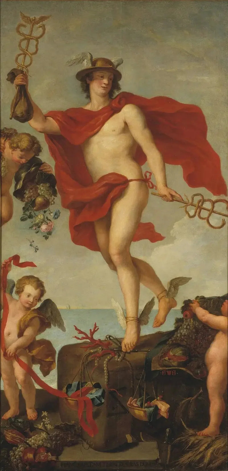 Mersu lähtöpaikasta Antwerpenistä. Osan suuremmasta taulusta. - Peter Paul Rubens