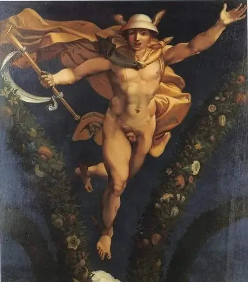 Merkurius, Raphaelin freskosta Farnesinesta - Jean-Auguste-Dominique Ingres