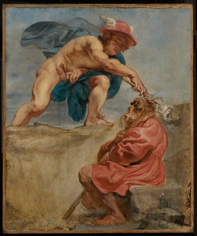 Merkurius ja nukahtanut paimen - Peter Paul Rubens