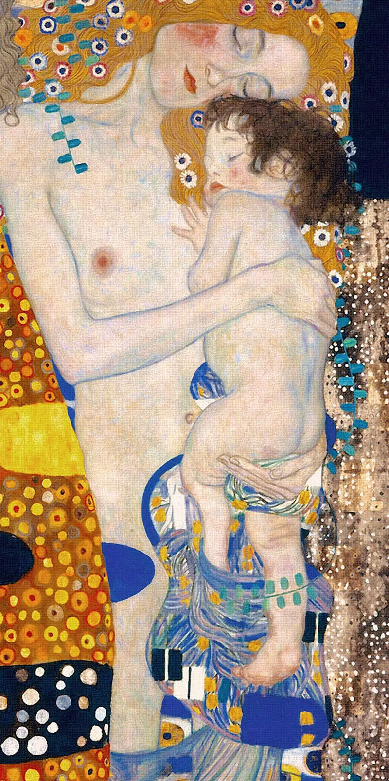 👩‍👦 Äiti ja lapsi (Yksityiskohta II teoksesta Les Trois Âges de la Femme) – Gustav Klimt (1905)