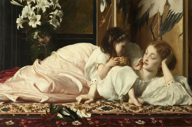 Äiti ja lapsi - Frederic Leighton