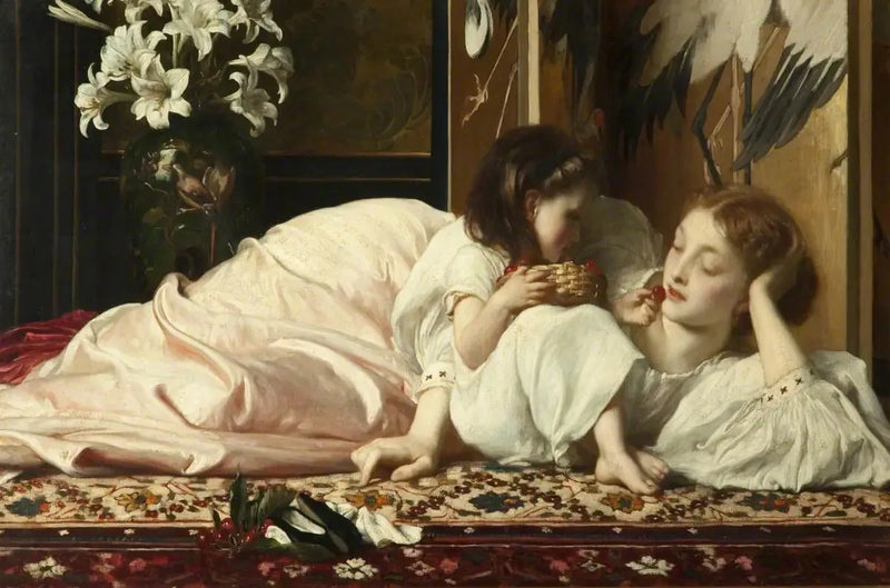 Äiti ja lapsi - Frederic Leighton