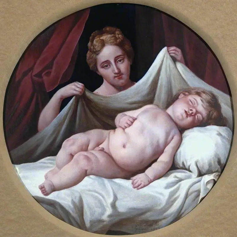 Äiti ja lapsi - George Stubbs