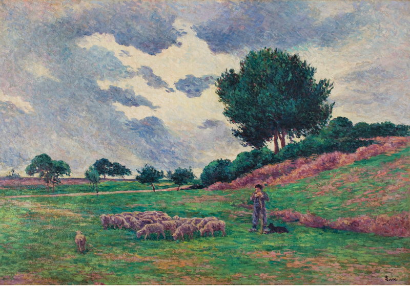 Méréville, lauma lammas - Maximilien Luce