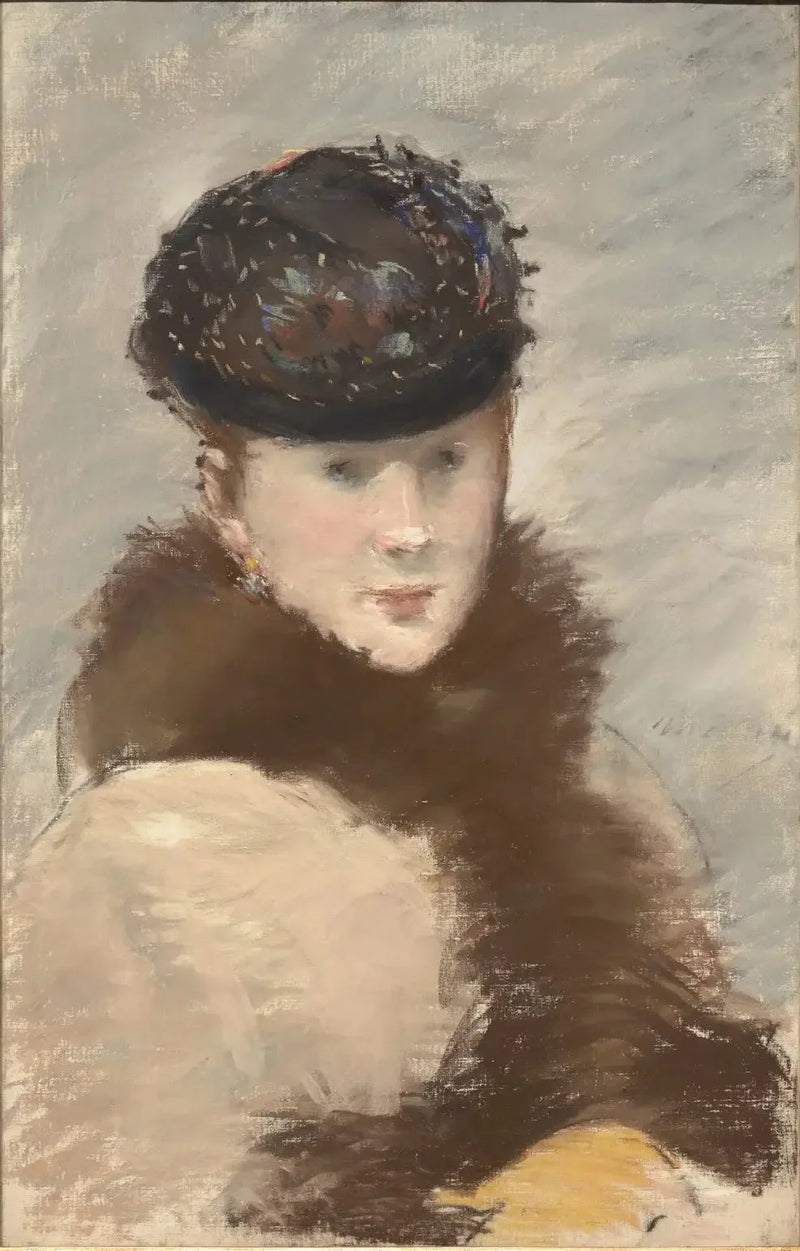 Méry Laurent pienessä hatussa - Édouard Manet