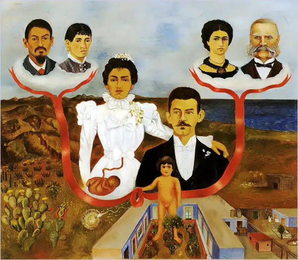 Isoisäni, isäni ja minä - Frida Kahlo