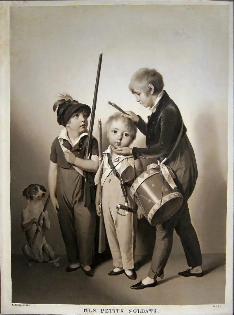 Minun pienet sotilaani - Louis-Léopold Boilly