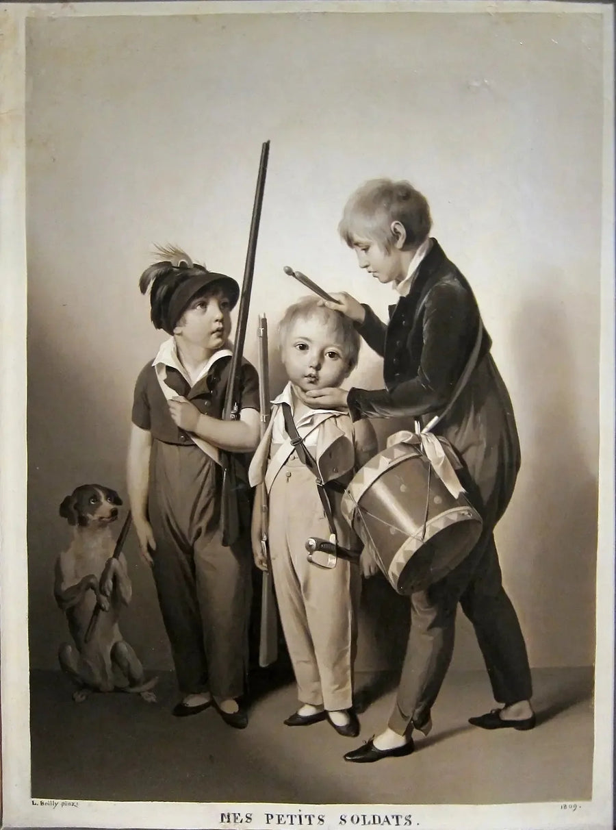 Minun pienet sotilaani - Louis-Léopold Boilly