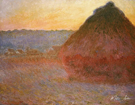 Meule au soleil de Claude Monet - Reproductions de tableaux et peintures haut de gamme