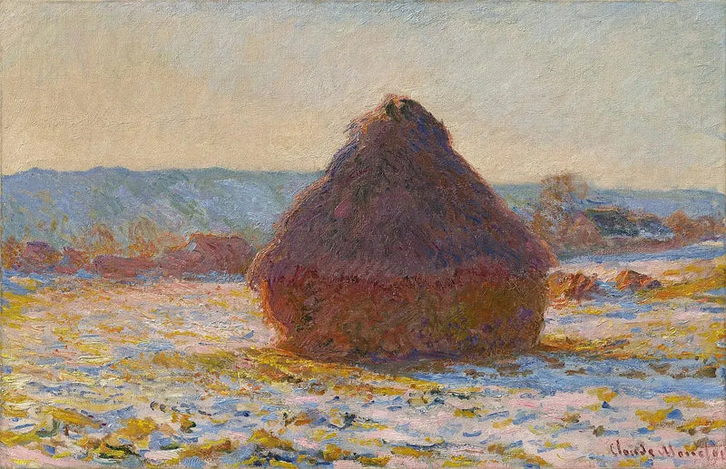 Hiomapyörä, lumiefekti, aurinko W1287 - Claude Monet