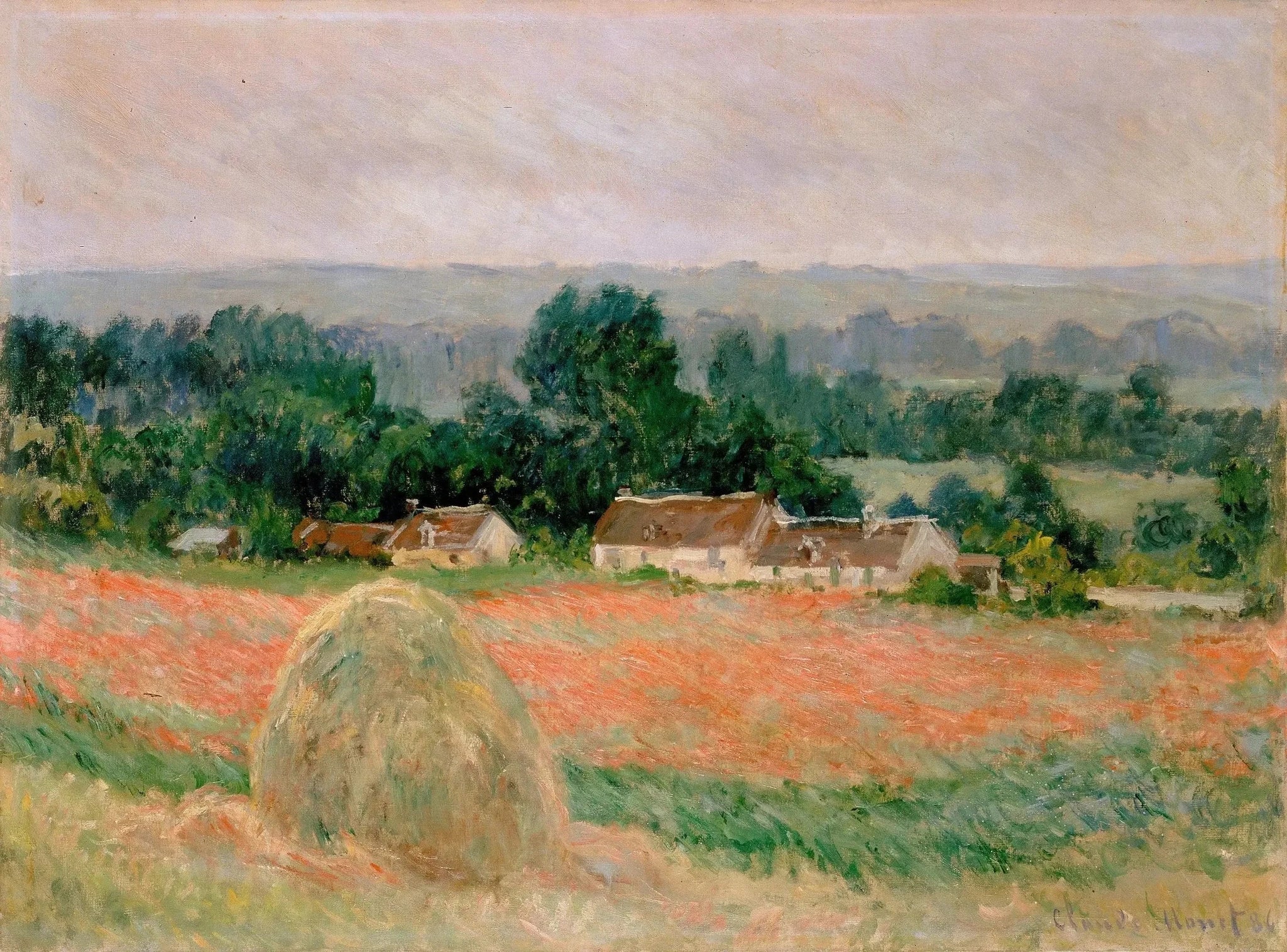 Meule à Giverny W1073 par Claude Monet, musée de l’Ermitage