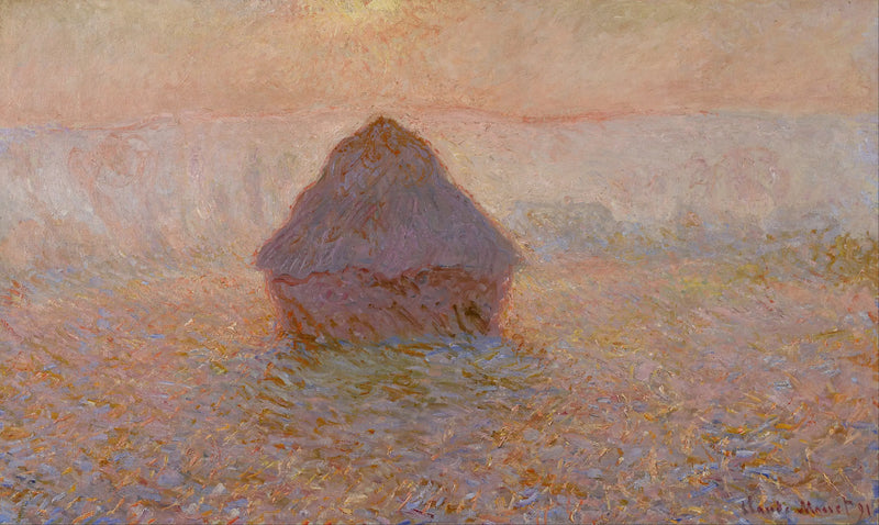 Mylläys, aurinko sumussa - Claude Monet