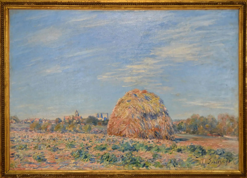 Meule sur les bords du Loing - Alfred Sisley