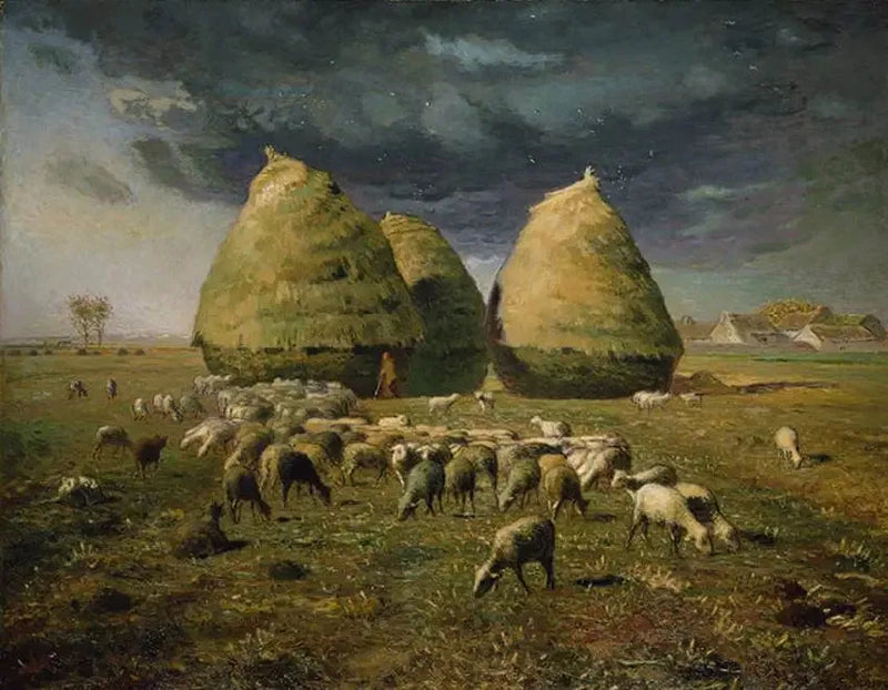 heinänuput, syksy - Jean-François Millet