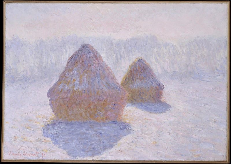 Viljasiilot, talviefekti - Claude Monet