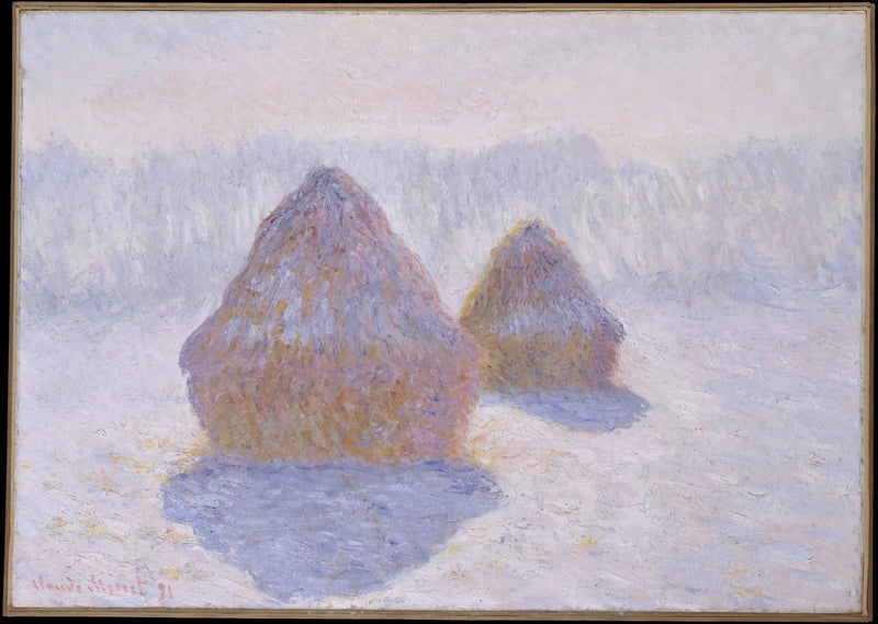 Viljasiilot, talviefekti - Claude Monet