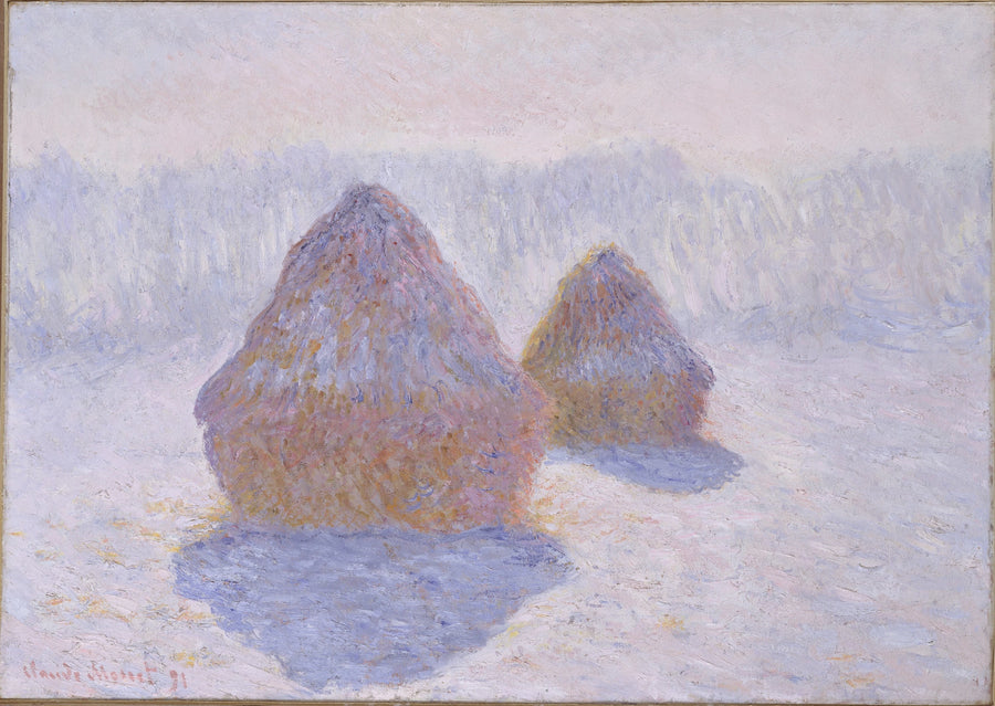 Viljasiilot, talviefekti - Claude Monet