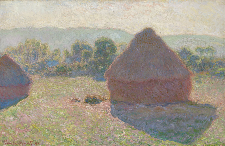 Viljankuivurit, keskipäivä - Claude Monet