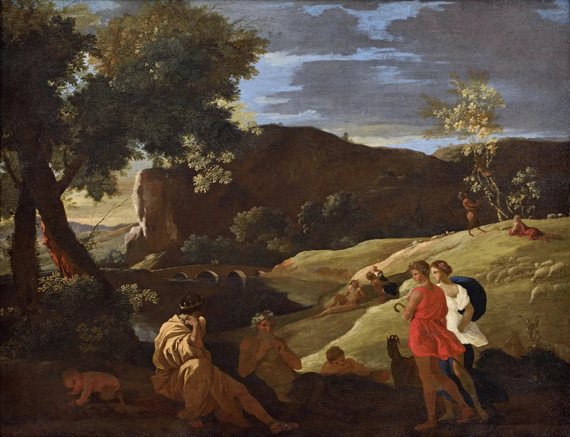 Midas, Pan ja paimenet - Nicolas Poussin