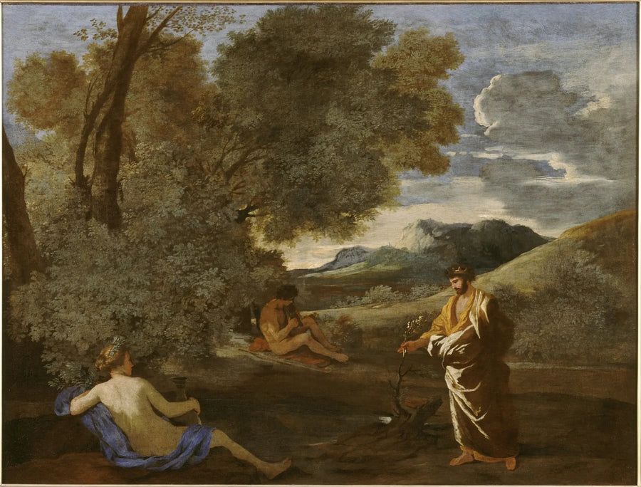 Midas muuntuu tai on yheksen oksa - Nicolas Poussin