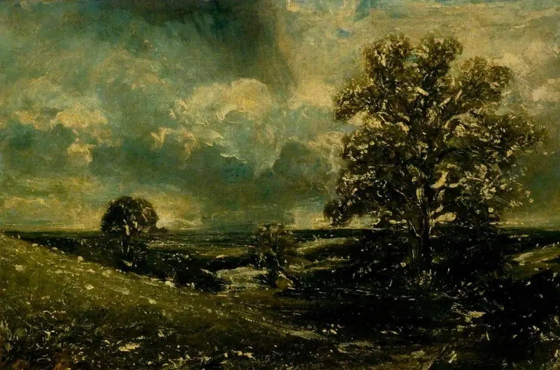 Midi, West End Fields, Hampstead, Lontoo (luonnos) - John Constable