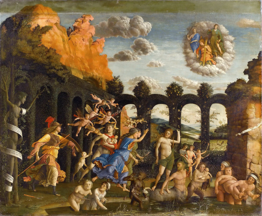 Minerva chassant les Vices du jardin de la Vertu - Andrea Mantegna