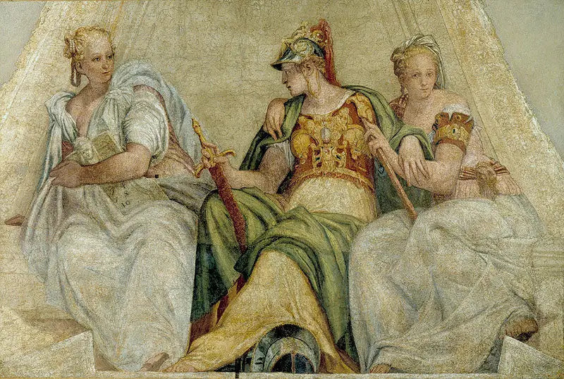 Minerva geometrian ja aritmetiikan välissä - Paul Véronèse