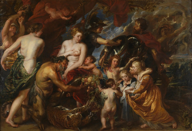 Marsin rauhan suojeleva minerva - Peter Paul Rubens