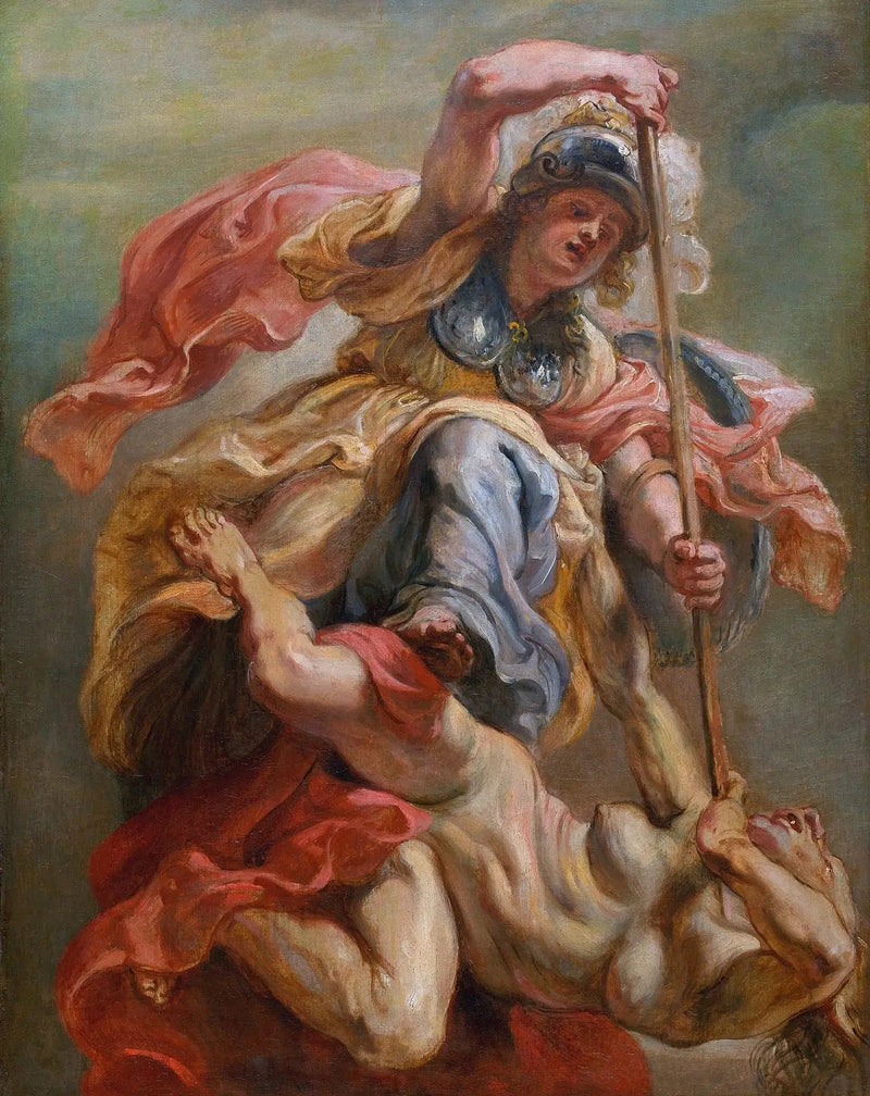 Viini ohjaa tietämättömyyttä - Peter Paul Rubens