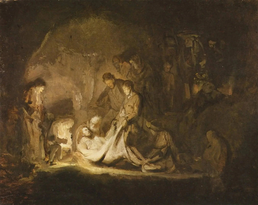 Kristuksen hautaaminen - Rembrandt