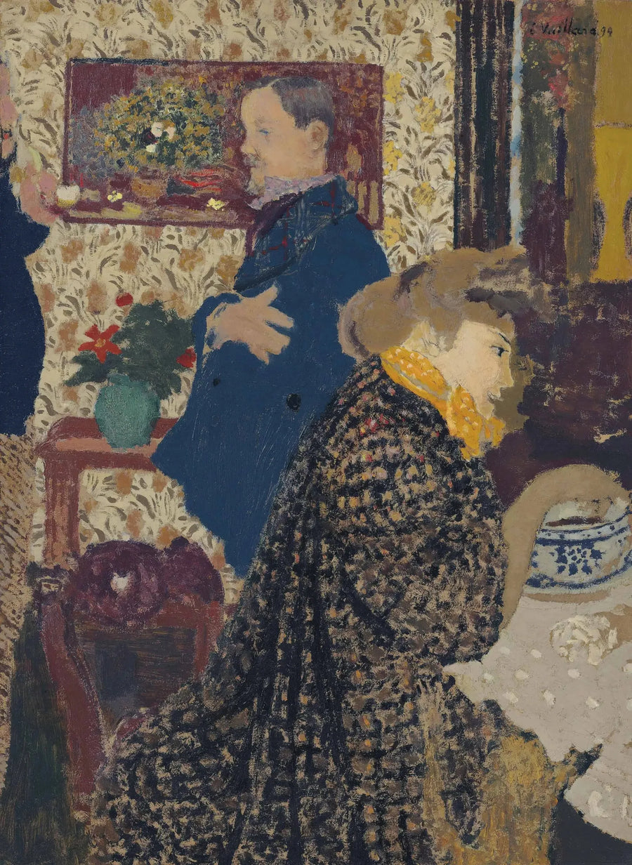 Misia ja Vallotton Villeneuve'ssa - Édouard Vuillard