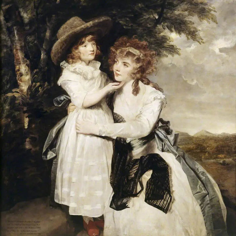 Miss Cocks ja hänen tätinsä - Joshua Reynolds