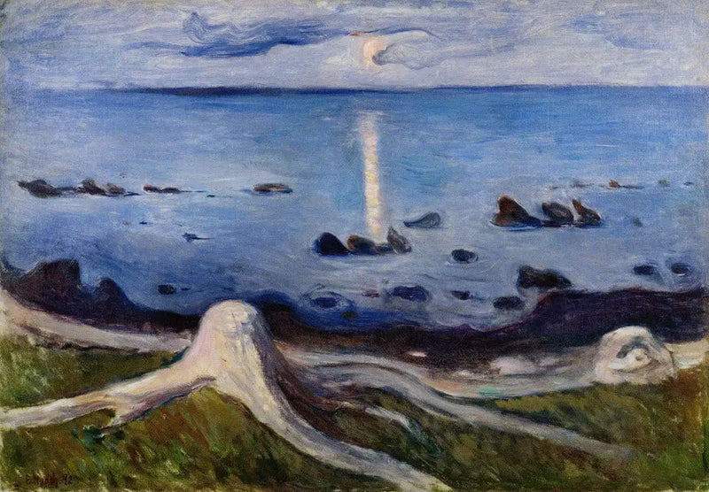 Salaisuus rannalla - Edvard Munch