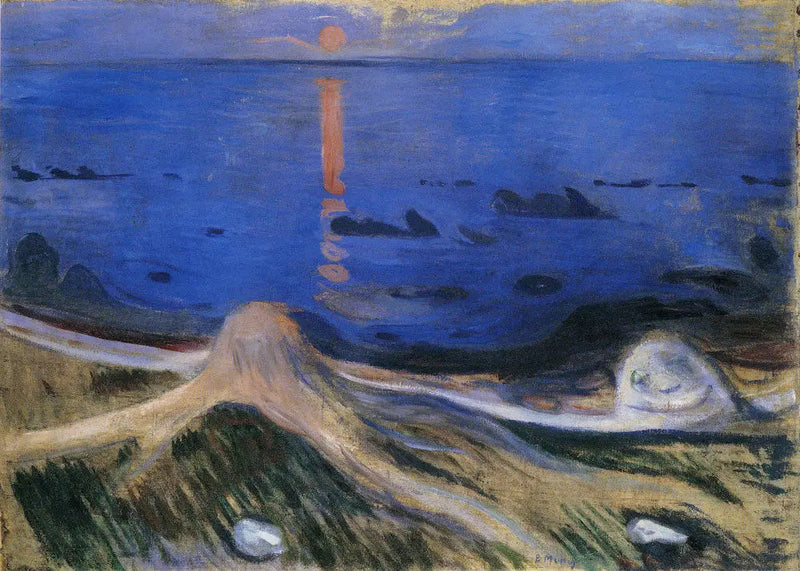 Salaisuus rannalla - Edvard Munch